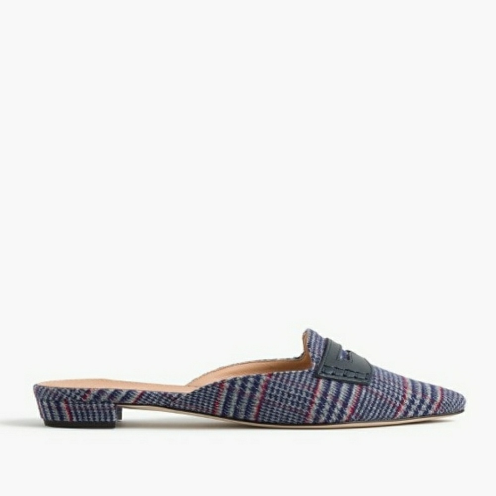 MORE RDUCED NWT J. Crew tweed loafer mules